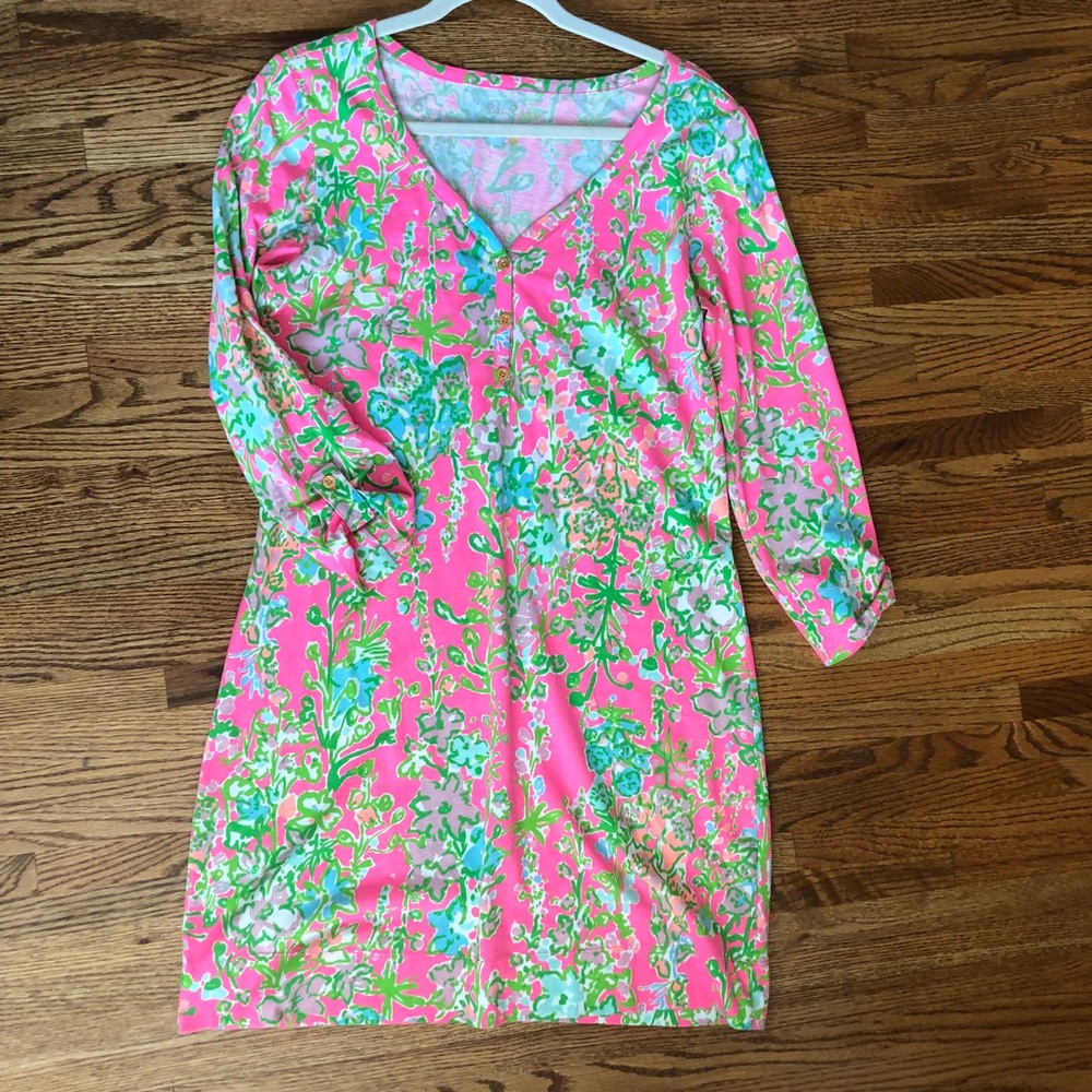 Lilly Pulitzer 3/4 sleeve dress